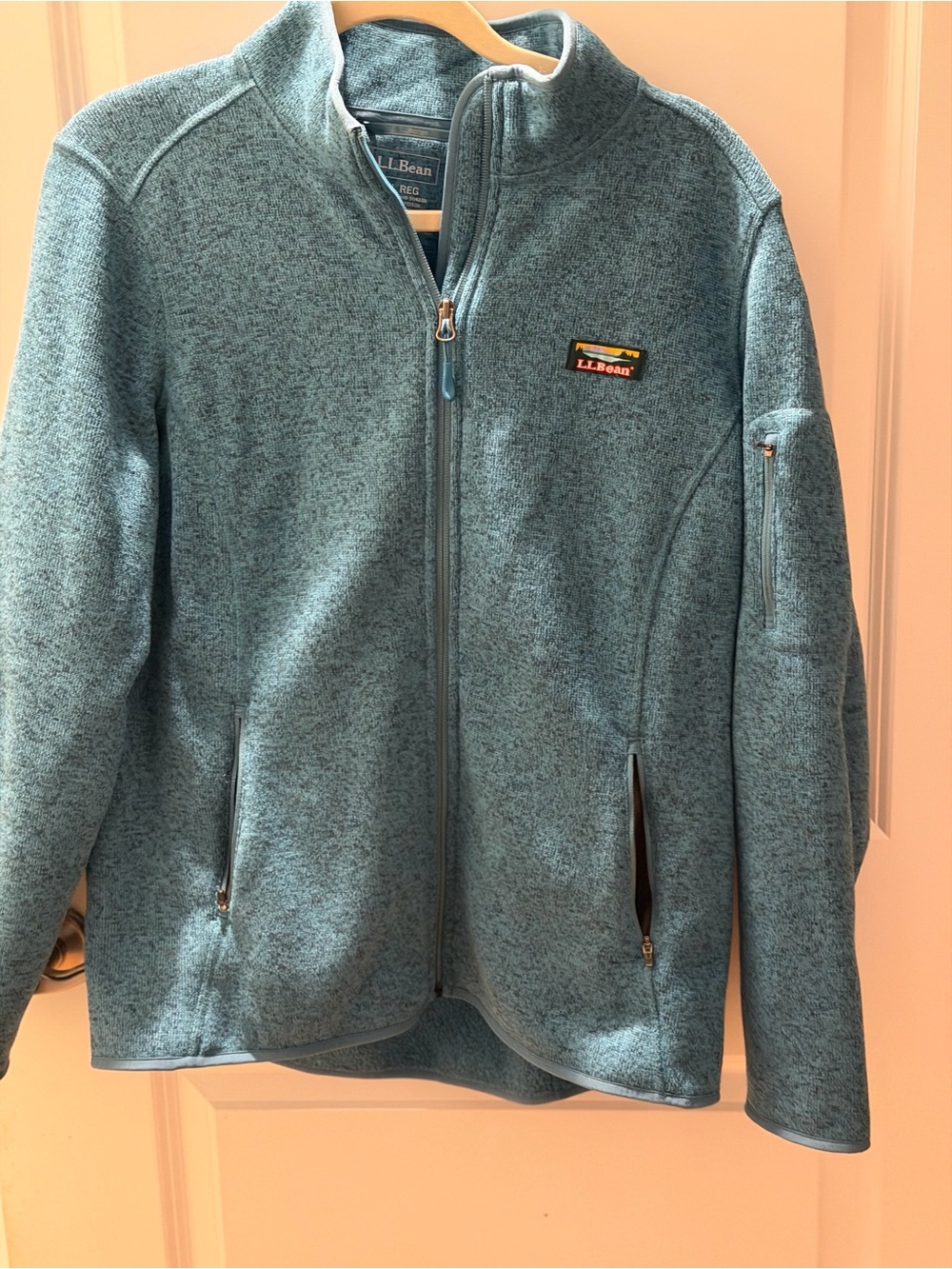 L.L. Bean Woman’s Teal Full-Zip Fleece Jacket